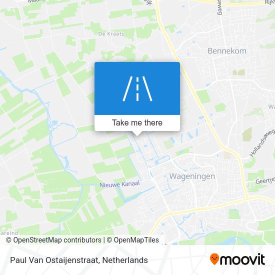 Paul Van Ostaijenstraat map