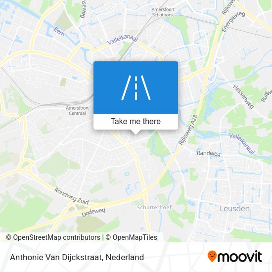 Anthonie Van Dijckstraat map