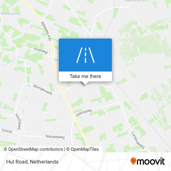 Hulweg map