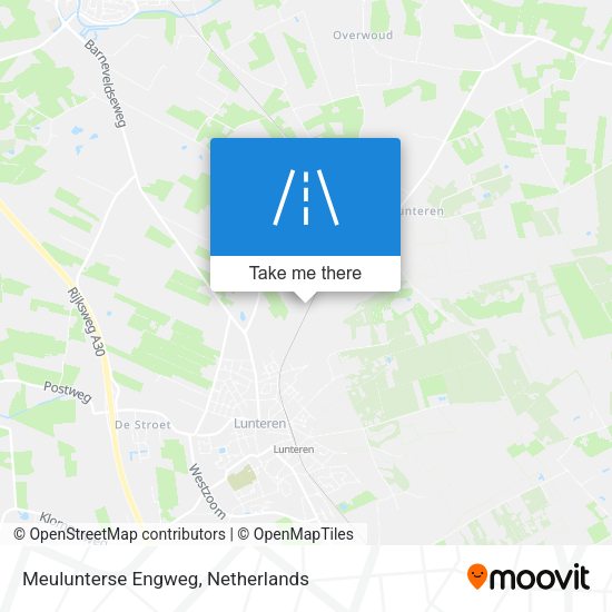 Meulunterse Engweg map