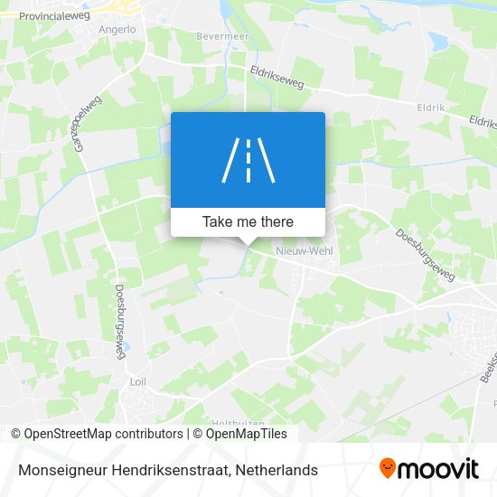 Monseigneur Hendriksenstraat map