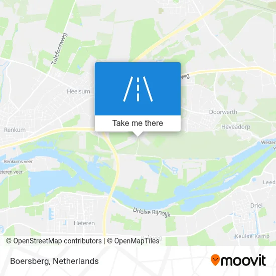 Boersberg map