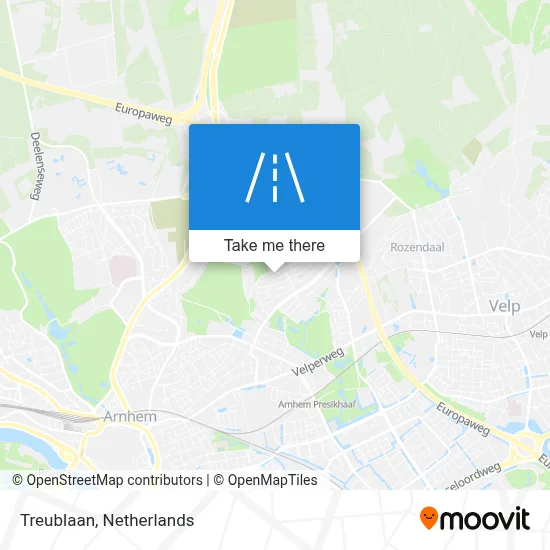 Treublaan map
