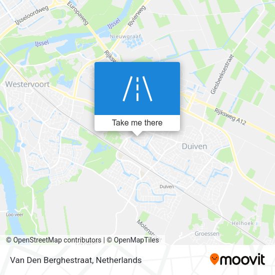 Van Den Berghestraat map