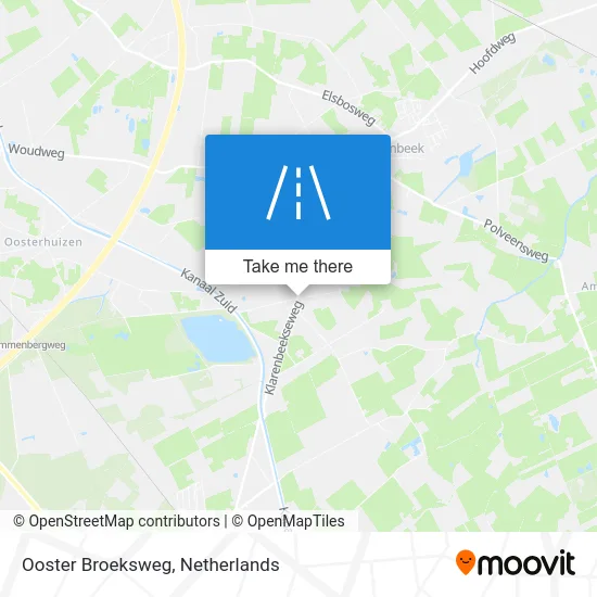 Ooster Broeksweg map