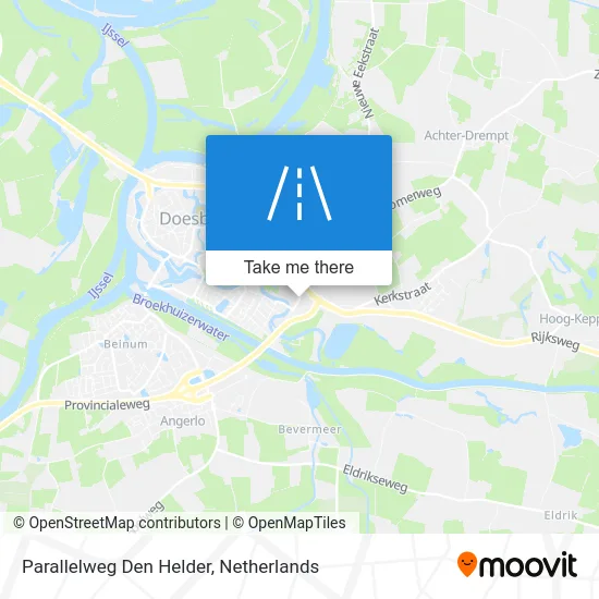 Parallelweg Den Helder map