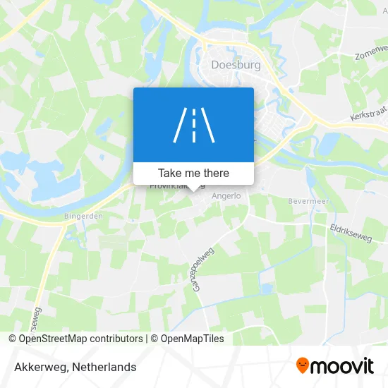 Akkerweg map