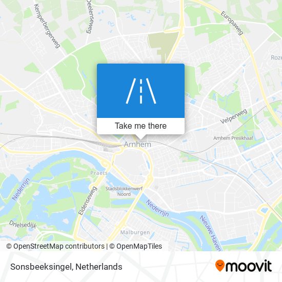 Sonsbeeksingel map