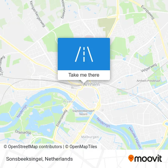 Sonsbeeksingel map