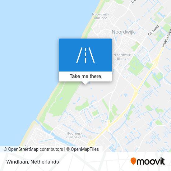 Windlaan map