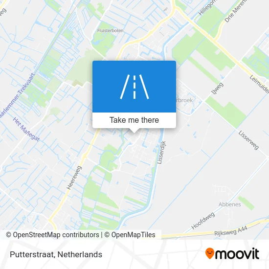 Putterstraat map