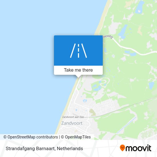 Strandafgang Barnaart map