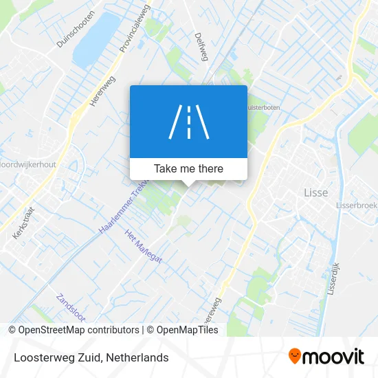 Loosterweg Zuid map