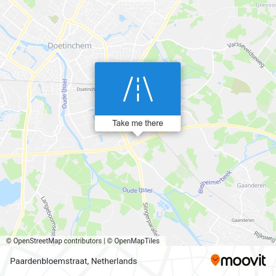 Paardenbloemstraat map