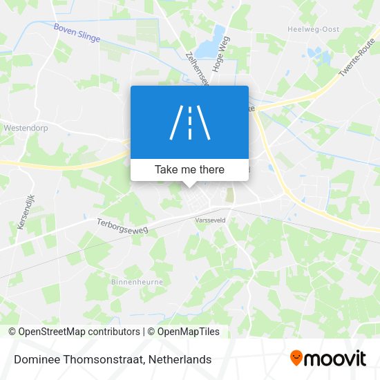 Dominee Thomsonstraat map