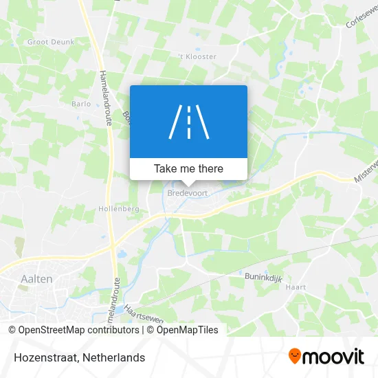 Hozenstraat map