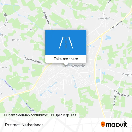 Esstraat map