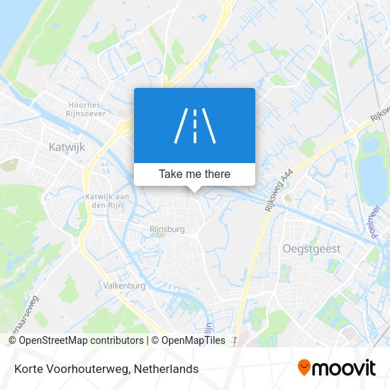 Korte Voorhouterweg map