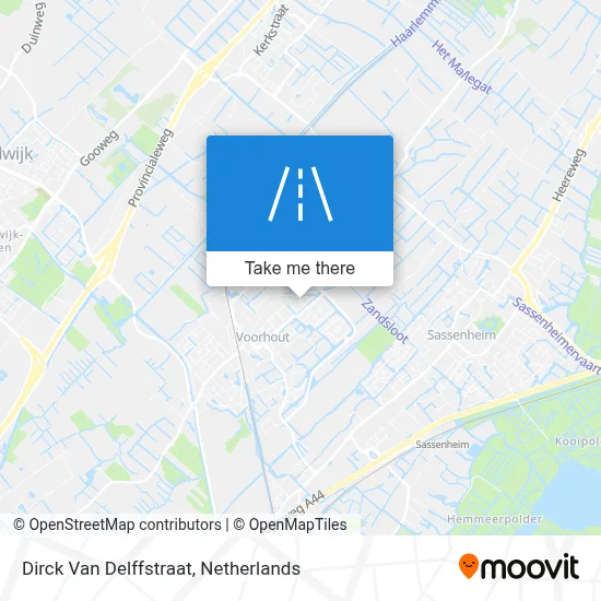 Dirck Van Delffstraat map