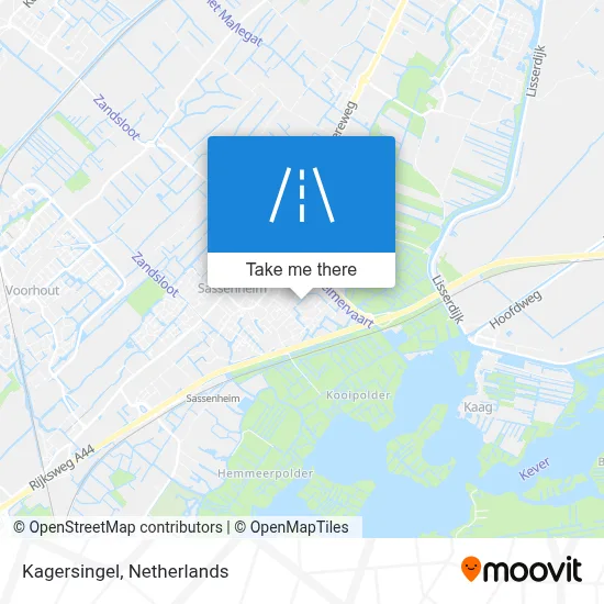 Kagersingel map