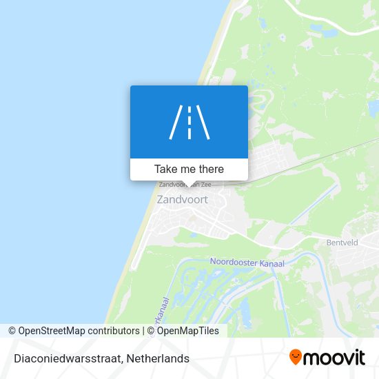 Diaconiedwarsstraat map