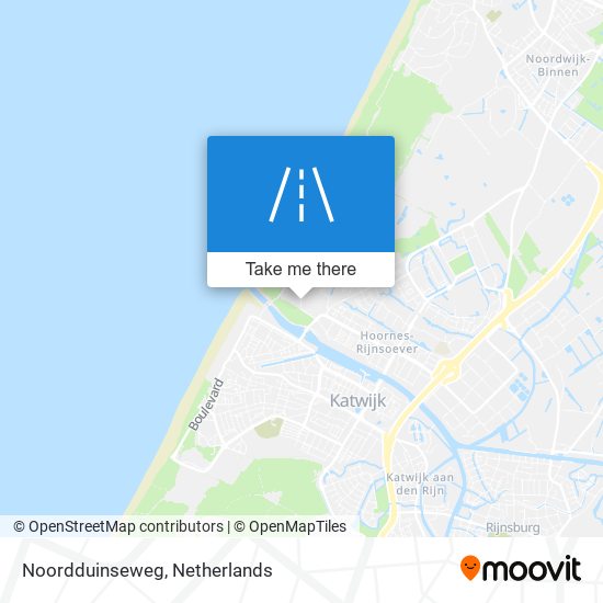 Noordduinseweg Karte