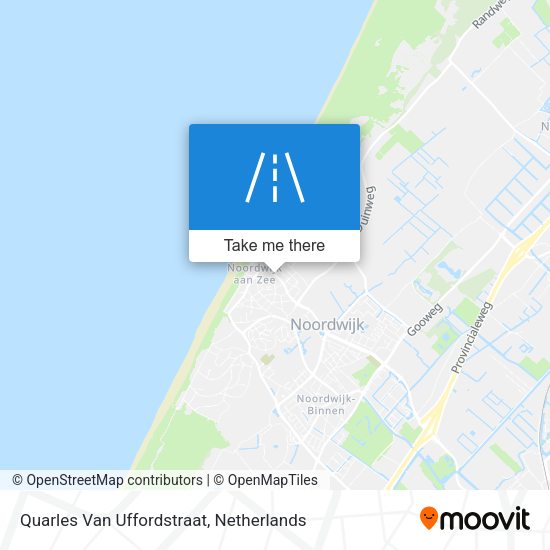 Quarles Van Uffordstraat map