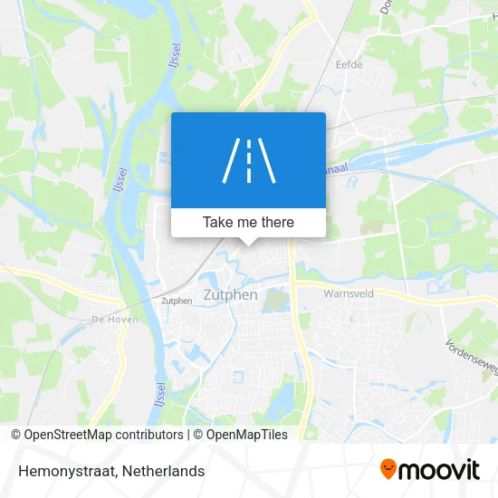 Hemonystraat Karte