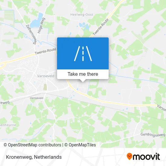 Kronenweg map