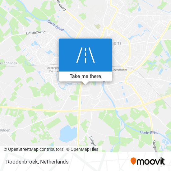 Roodenbroek map