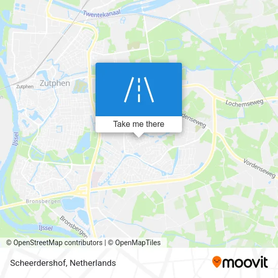 Scheerdershof map