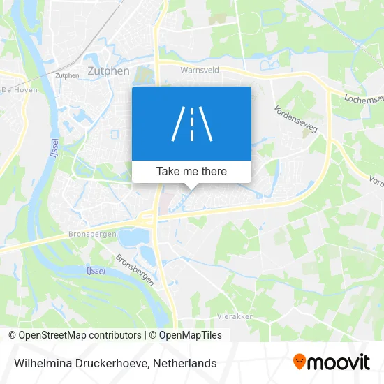 Wilhelmina Druckerhoeve map