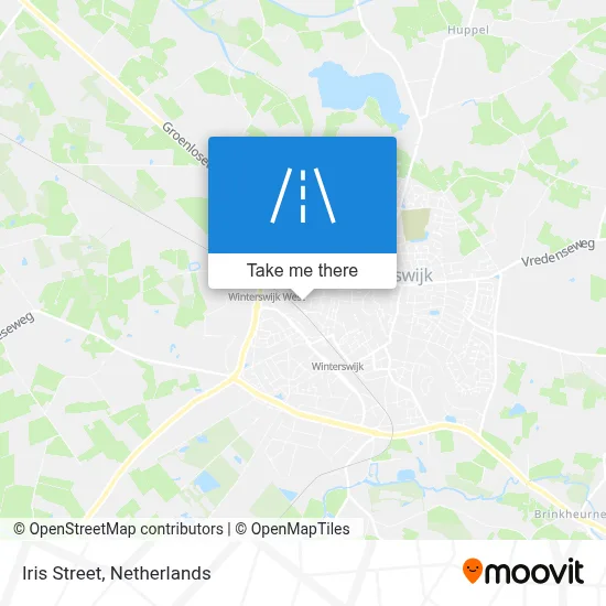 Irisstraat map