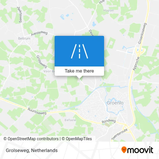 Grolseweg map