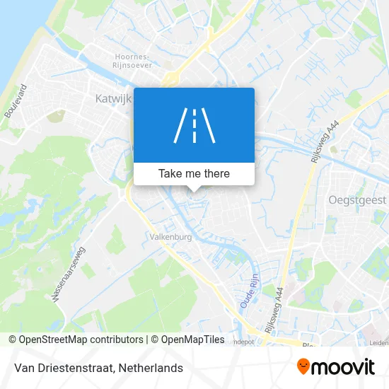 Van Driestenstraat map