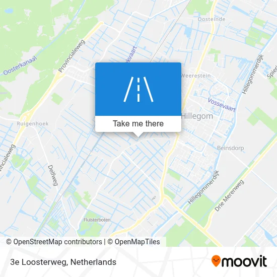 3e Loosterweg map