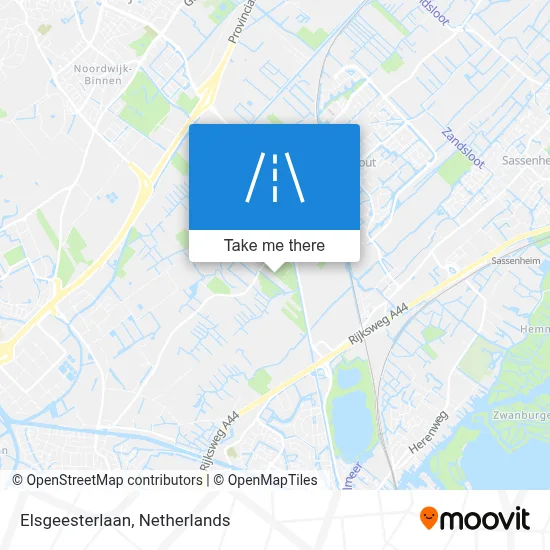 Elsgeesterlaan map