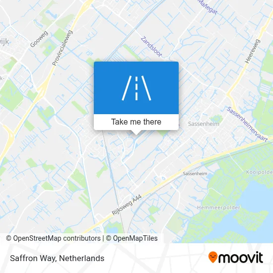 Saffraanweg map