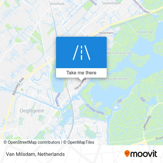 Van Milsdam map