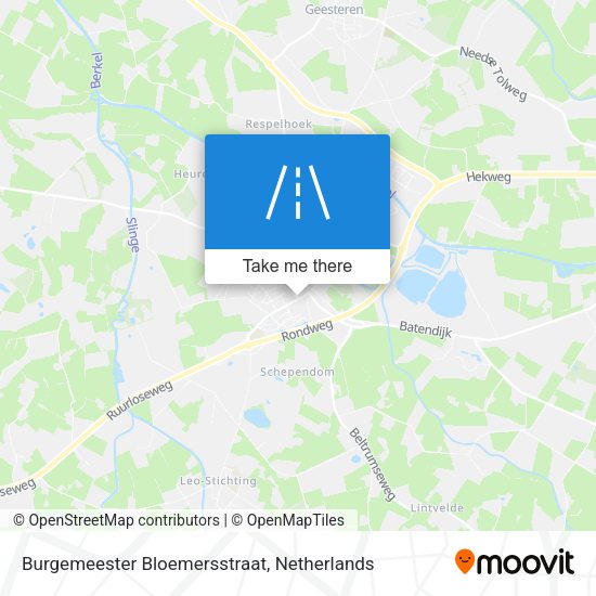 Burgemeester Bloemersstraat map