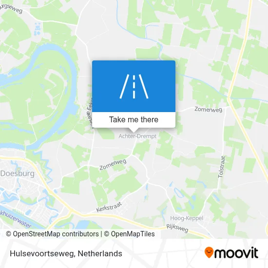 Hulsevoortseweg map