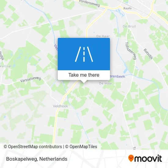 Boskapelweg map