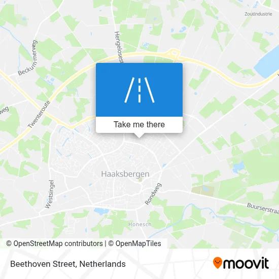 Beethovenstraat map