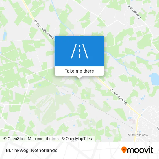 Burinkweg map