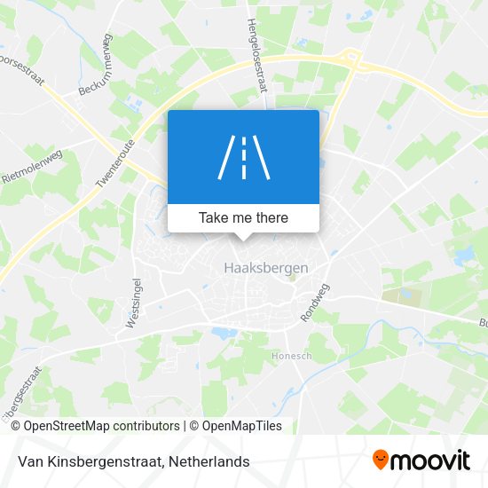 Van Kinsbergenstraat map