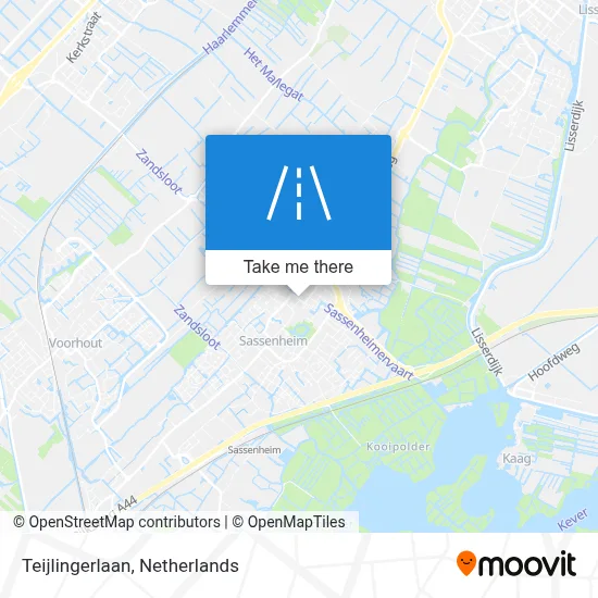 Teijlingerlaan map