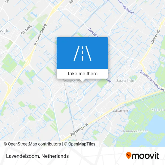 Lavendelzoom map