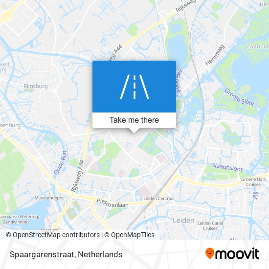 Spaargarenstraat map