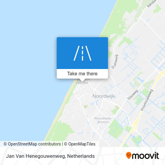 Jan Van Henegouwenweg map