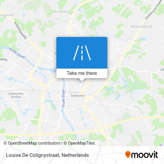 Louise De Colignystraat map